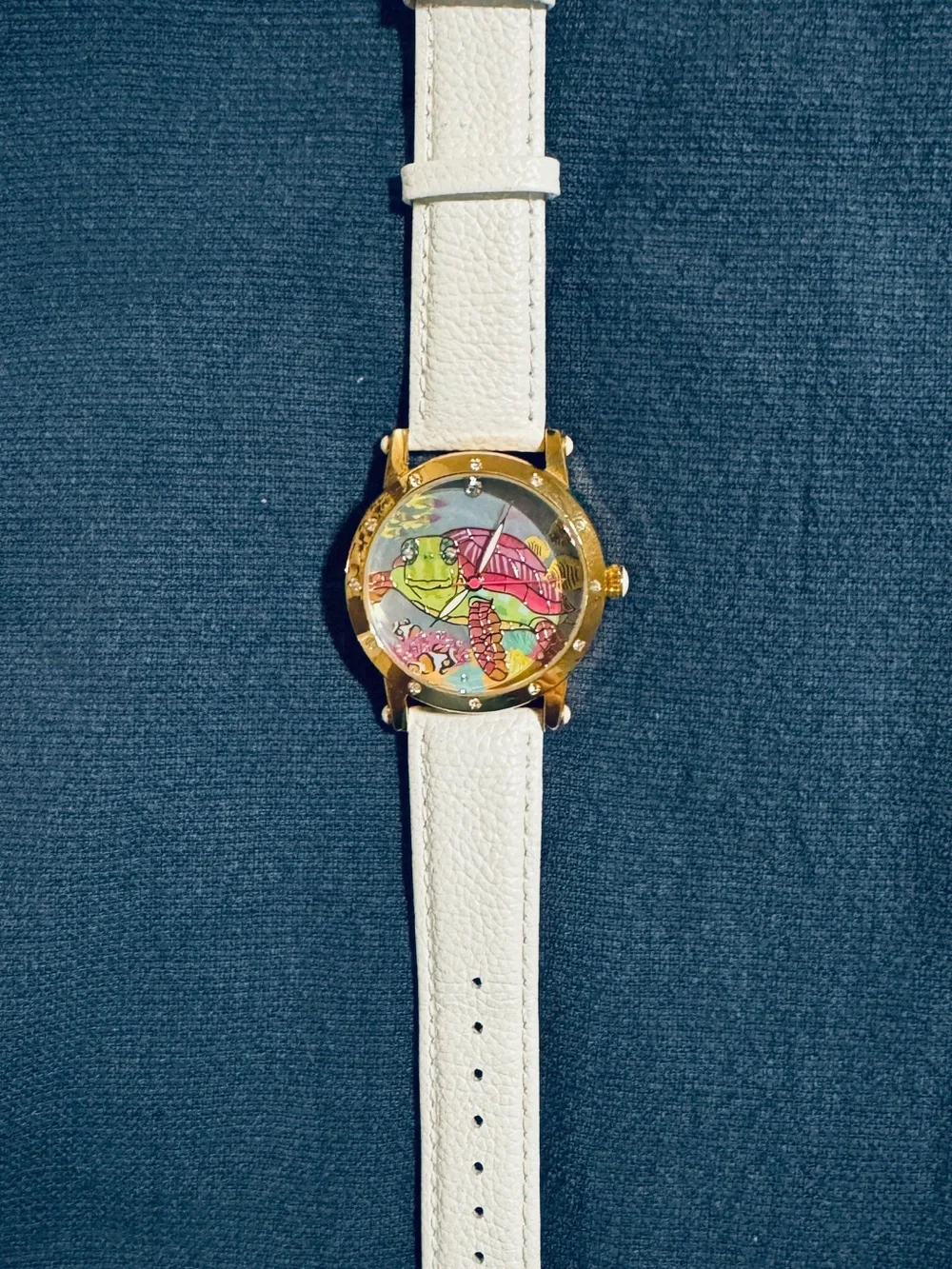 Bertha Turtle Mother of Pearl Watch